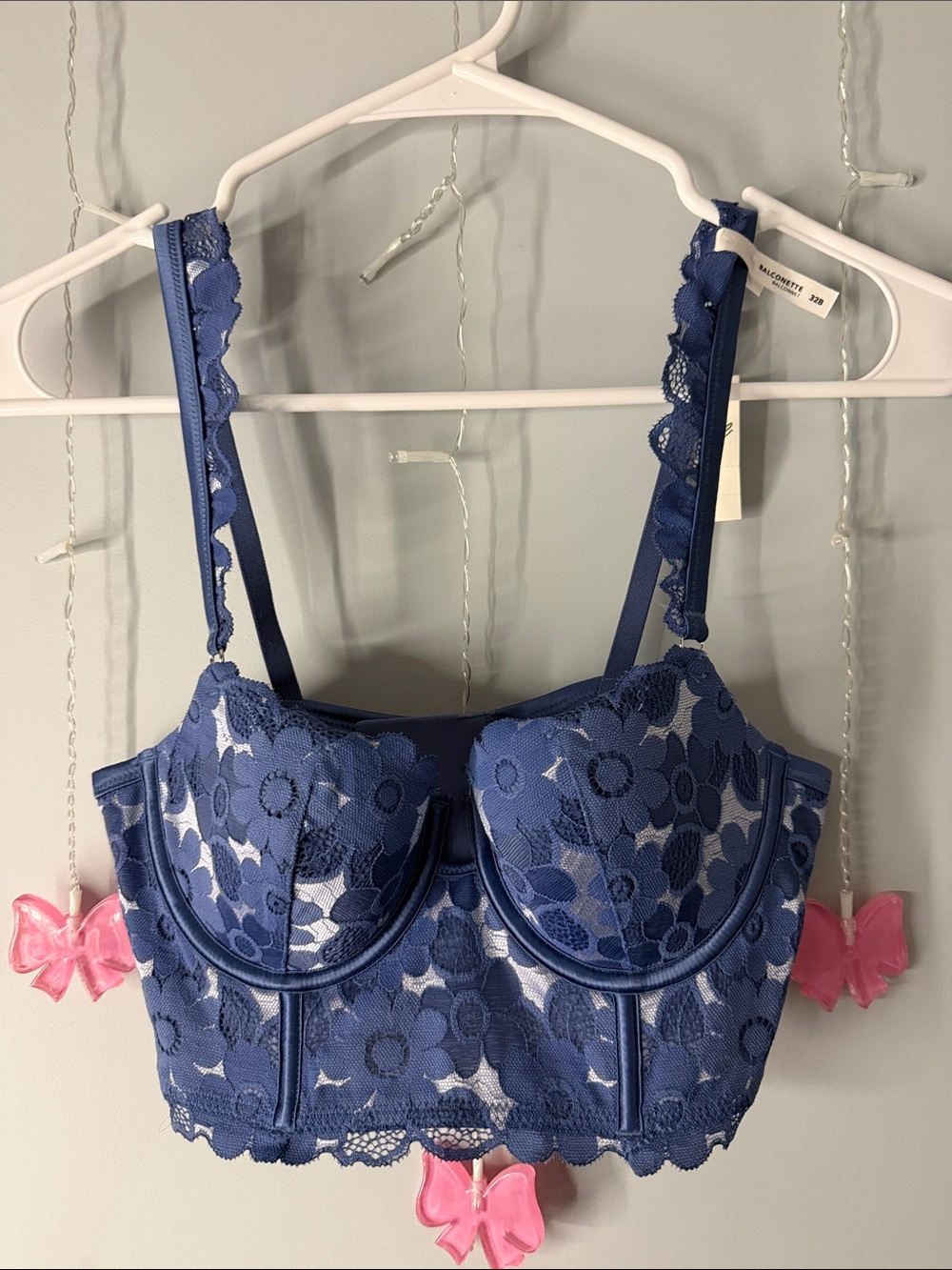 Aerie Lace Longline Balconette Bra 32B